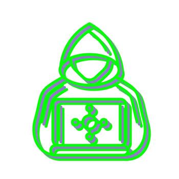icono de vector de hacker
