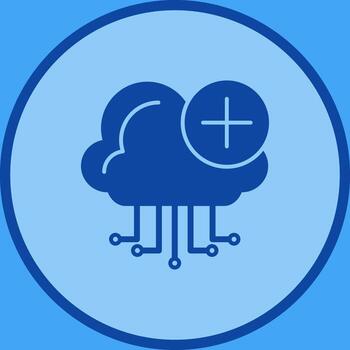 Cloud Computing Vector Icon