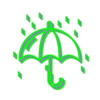 Raining Vector Icon