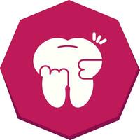 Toothache And Plaque Vector Icon