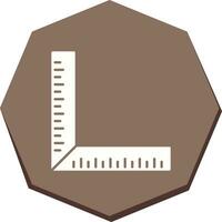 square Ruler Vector Icon