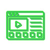 Online Tutorials Vector Icon