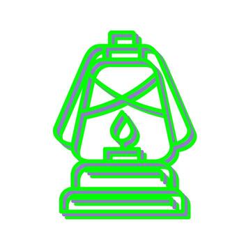 icono de vector de linterna