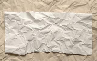 photo white crumpled paper texture background design space white tone