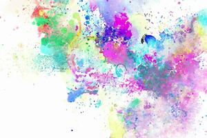 vector abstract background with a colourful watercolour splatter design photo