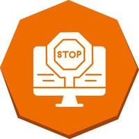 Stop Vector Icon