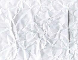 photo white crumpled paper texture background design space white tone