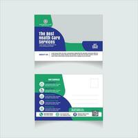 medical post card vector