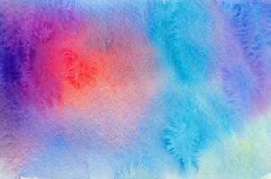 Abstract colorful watercolor for background photo