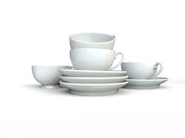 White Porcelain Dishware photo