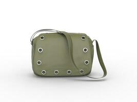 Military green handbag photo
