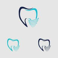 Dental implant logo design concept vector, Dental Care logo template vector