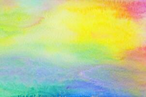 Abstract colorful watercolor background photo