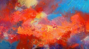 abstract painting background or texture photo