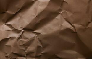 Photo view of crinkled paper texture background