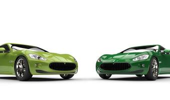 Modern Fast Green Cars photo