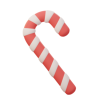 3D Christmas wand. Christmas decoration element png