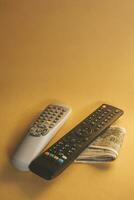 Pay TV or television concept. photo