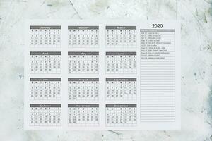 Hijri 1441 calendar year. Islamic calendar 2020 photo