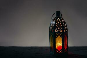 Arabic lantern, Ramadan kareem background photo