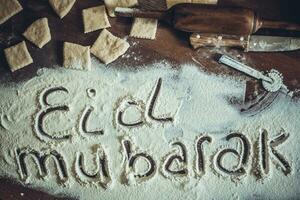 Eid Mubarak phrase photo