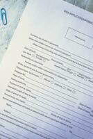 Japan Visa Application Form photo