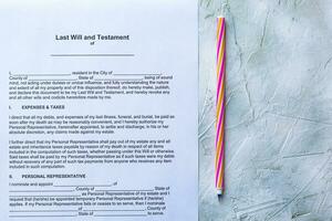 Last Will and Testament photo