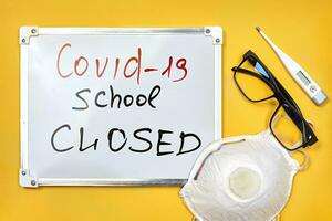 School closed due to covid-19 photo