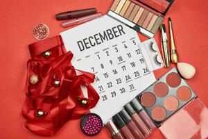 December monthly calendar photo