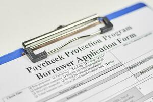 Paycheck Protection Program Borrower Application Form photo