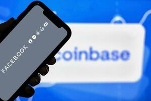 Facebook partners with Coinbase photo