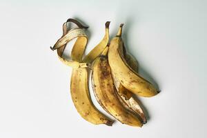 Banana peels or banana skin photo