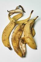Banana peels or banana skin photo