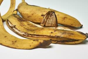 Banana peels or banana skin photo