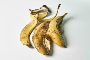 Banana peels or banana skin photo