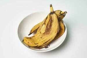 Banana peels or banana skin photo