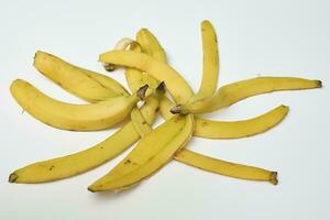 Banana peels or banana skin photo