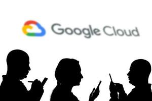 Popular cloud platform - Google cloud logo photo