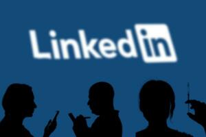 Popular business social media platform - LinkedIn logo photo