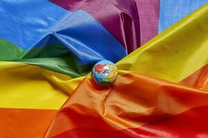 bandera de lgbt foto