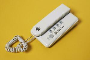 Wired landline telephone photo