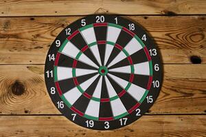 Dartboard on the wall photo