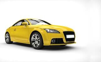 Cool Yellow Car photo