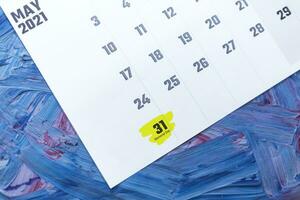 mayo 2021 calendario. mensual calendario foto