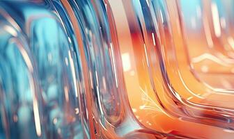 Dynamic and colorful abstract background. Created by AI photo