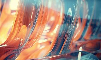 Dynamic and colorful abstract background. Created by AI photo