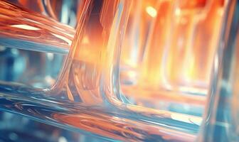 Dynamic and colorful abstract background. Created by AI photo
