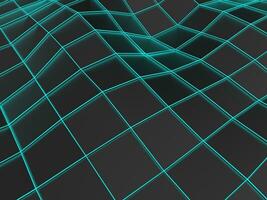 Abstract line wave low poly background photo