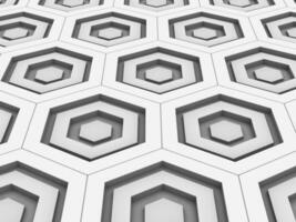Hi tech abstract hexagon shapes background photo