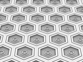 High tech white hexagons background photo